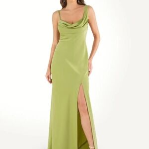 Azazie Avery Lime Green Citron